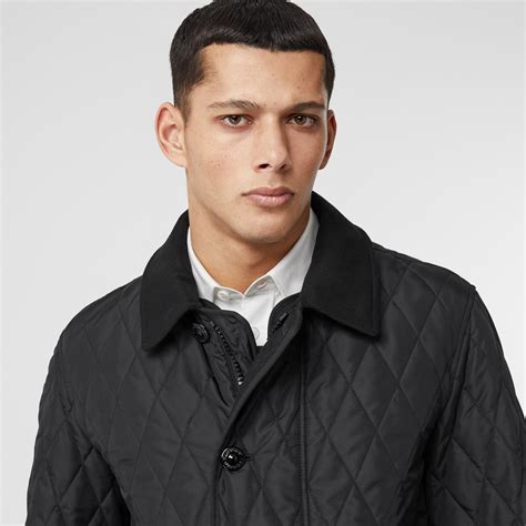 burberry quilted men|Burberry diamond quilted jacket men's.